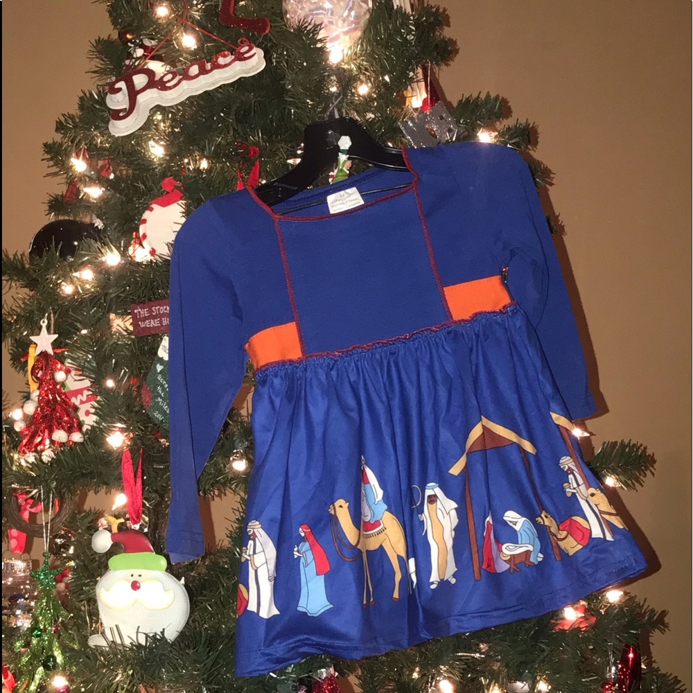 Boutique nativity dress
